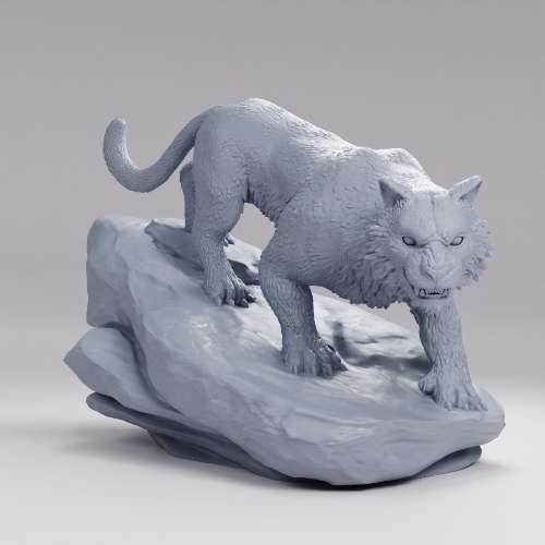 Picture of Tiger On Rock