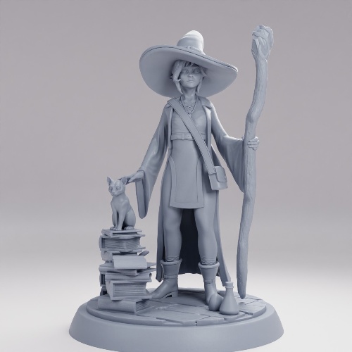 Picture of Female Young Arcanist on Base