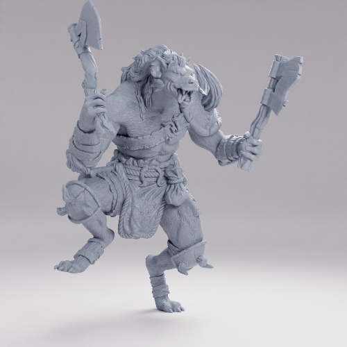 Picture of Gnoll Barbarian