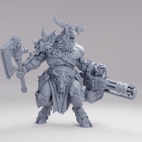 Picture of Beastman Warlord Axe C