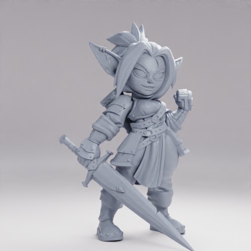Picture of Amber Goblin Fighter