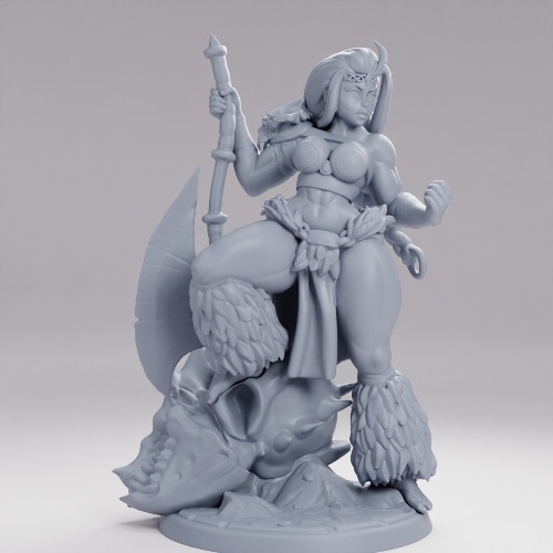 Picture of Barbarian Girl Axe