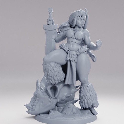 Picture of Barbarian Girl Sword