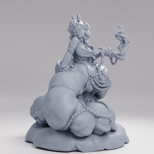 Picture of Blue Catepillar Girl