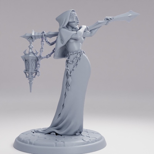 Picture of Daena The Lantern Bearer On Base