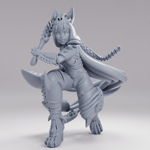 Picture of Displacer Beast Hunter Whip And Sword