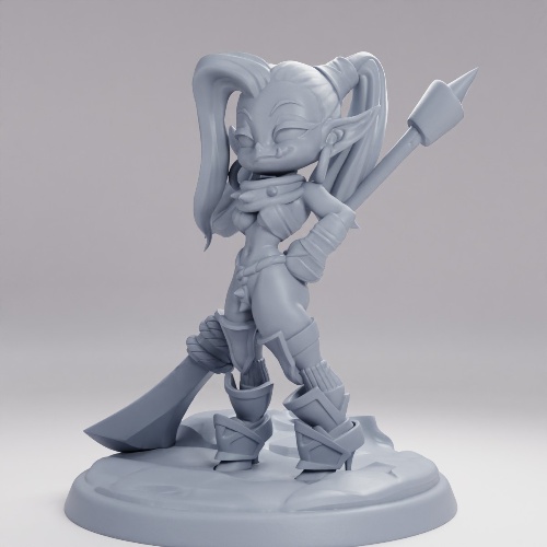 Picture of Doxy Orc On Base