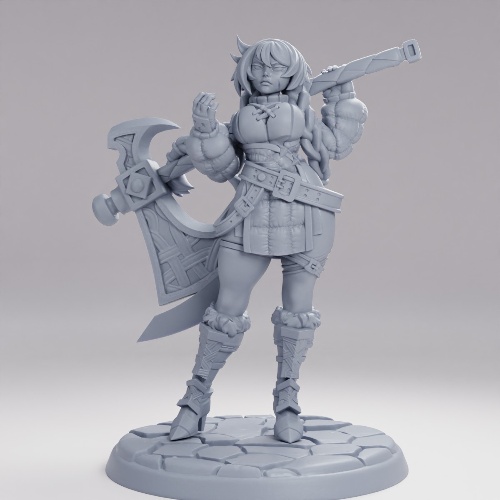 Picture of Gitta Human Warrior On Base