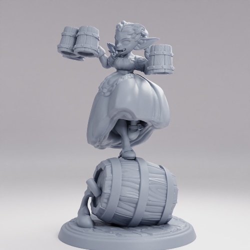 Picture of Goblin Barmaid A