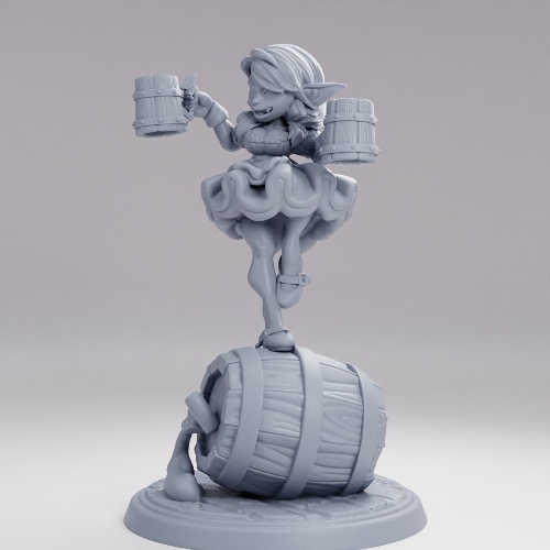 Picture of Goblin Barmaid B