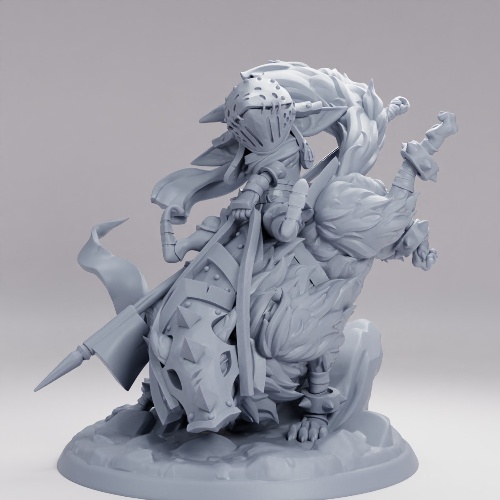 Picture of Goblin Worg Rider On Base