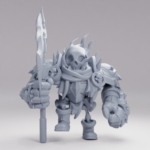 Picture of Gray The Skeleton Level 99
