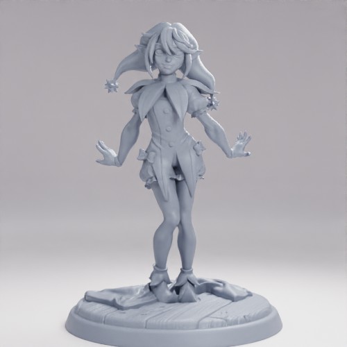 星に魅せられたエルフのハーレクイン の画像