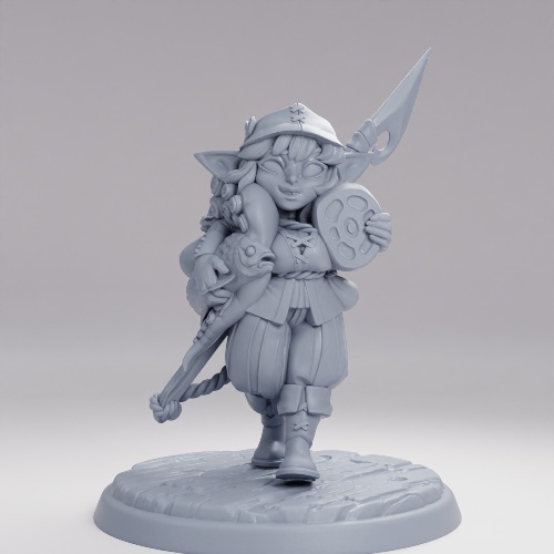 Picture of Minnow The Goblin Fisher On Base