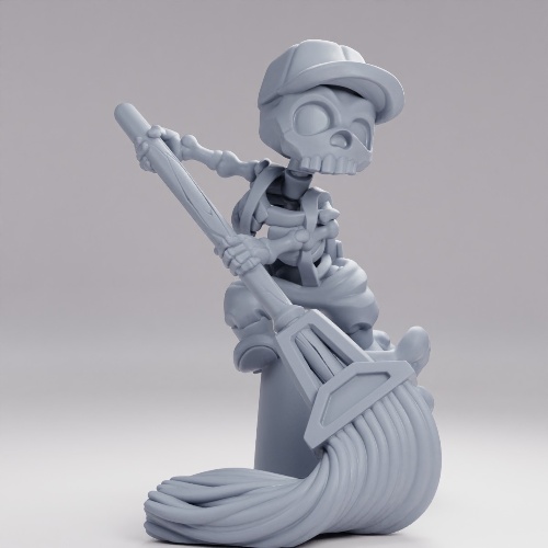 Picture of Moppy The Skeleton Janitor