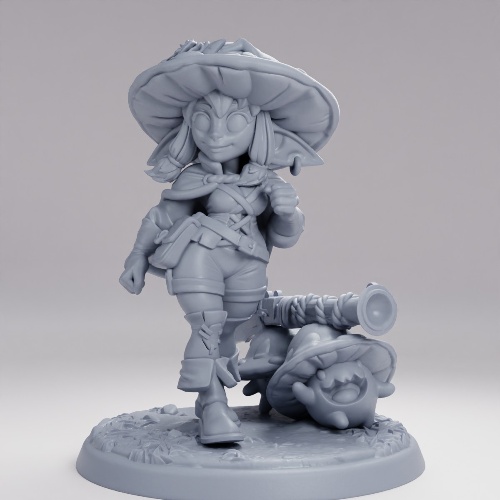 Picture of Mushroom Goblin With Familiar On Base