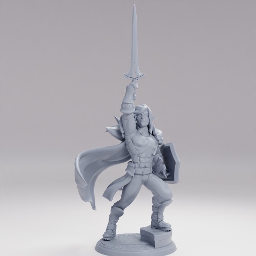 Picture of Sexy Elf Paladin Shield