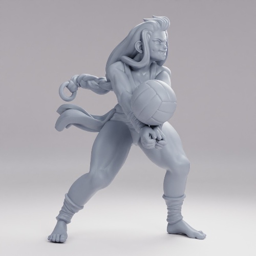 Picture of Skadi Playing Volleyball Alt