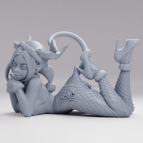 ユールタイド・ティーフリング・ピンナップ の画像