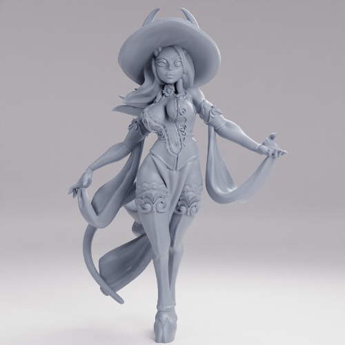 Picture of Tiefling Witch