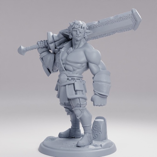 Picture of Vaalkgar the Firbolg Warrior Alt On Base