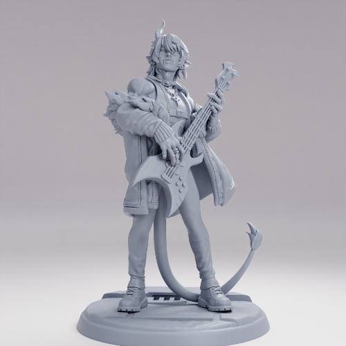 Picture of Zell Tiefling Bard On Base