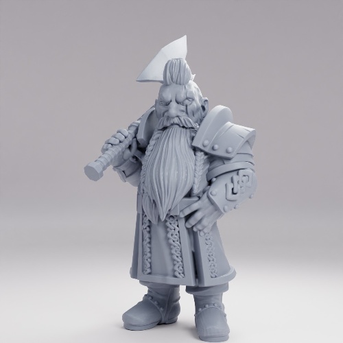 Picture of Dwarf BattleAxe A
