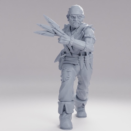 Picture of Man With Daggers