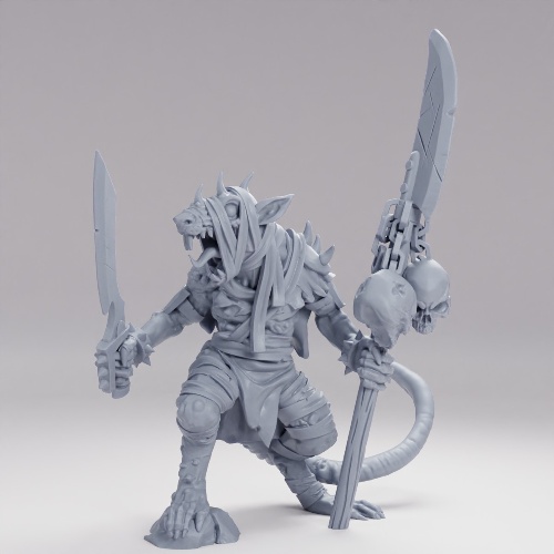 Picture of Plague Rat Warrior A