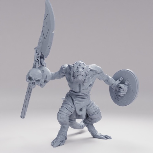 Picture of Plague Rat Warrior D