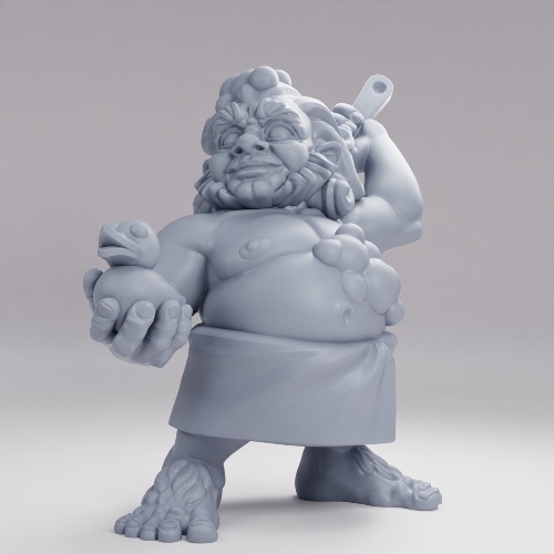 Picture of Bathing Halfling