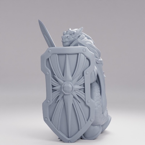 暁の盾のドラゴンボーン・パラディン の画像