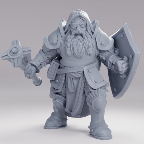 Picture of Dwarf Cleric Eyepatch