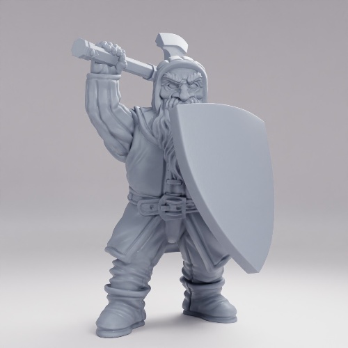 Picture of Dwarf Guard Pose A