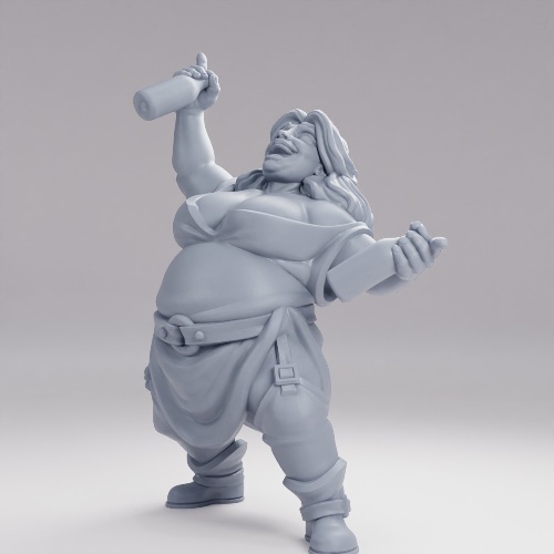 Picture of Fat Party Lady