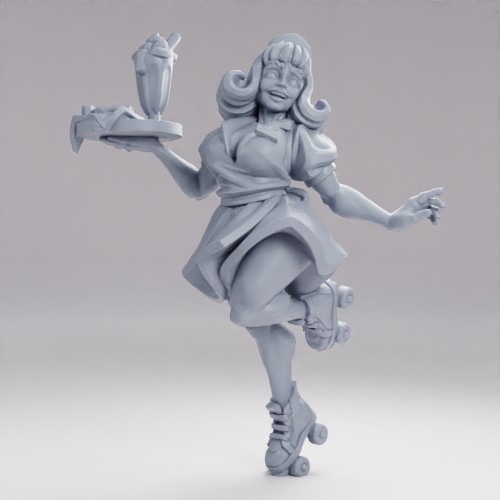 Picture of Roller Skate Waitress