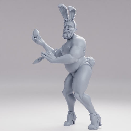 Picture of Strange Bunny Suit Man