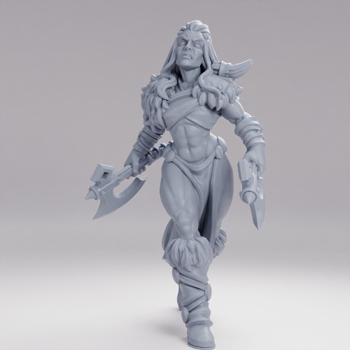 Picture of Strong Barbarian Woman
