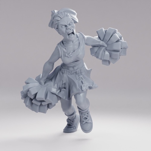 Picture of Zombie Cheerleader Runner