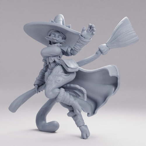 空飛ぶタバクシーの魔女 の画像