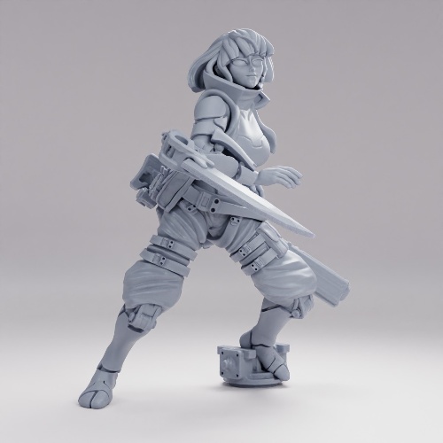 Picture of Female Cyber Mercenery