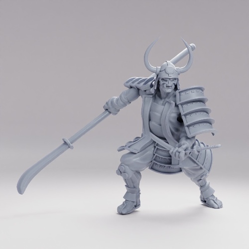 Picture of Orc Samurai Fighting