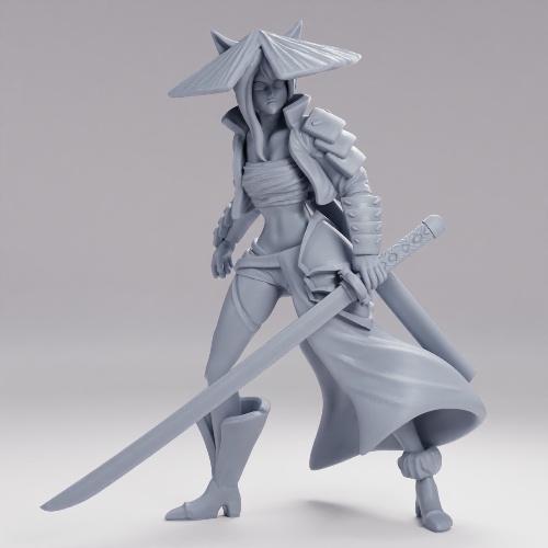 Picture of Wolf Girl Samurai