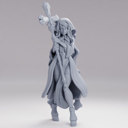 Picture of Young Priestess Girl