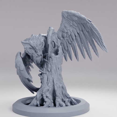 Picture of Great Owl On Base